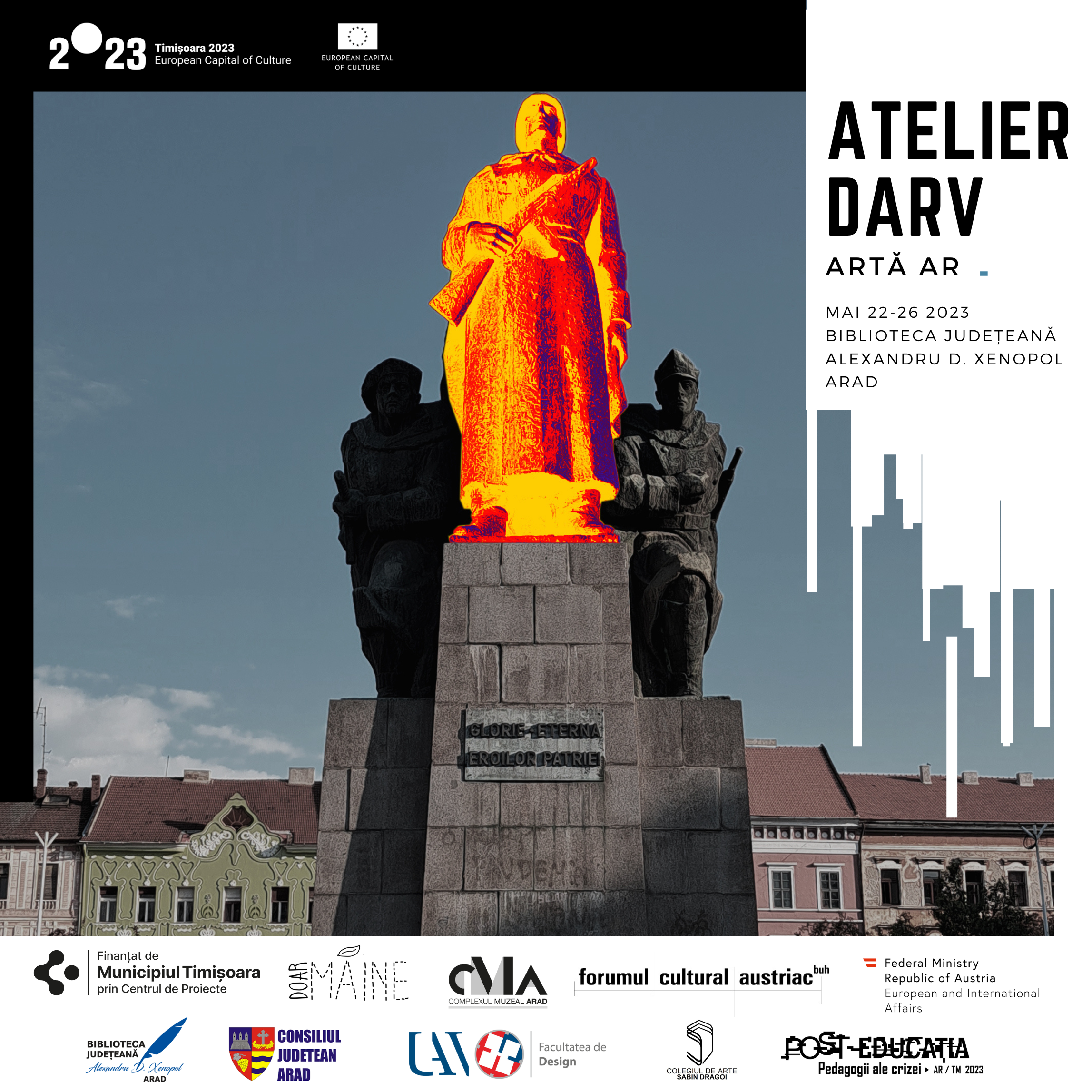 Atelier DARV: artă AR în spațiul public / Atelier practic Pedagogii ale crizei